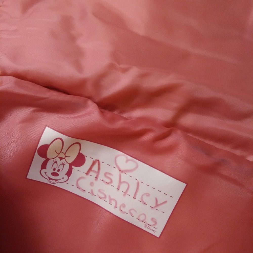 Disney Store Minnie Mouse Fuzzy Pink Backpack - Picture 8 of 11